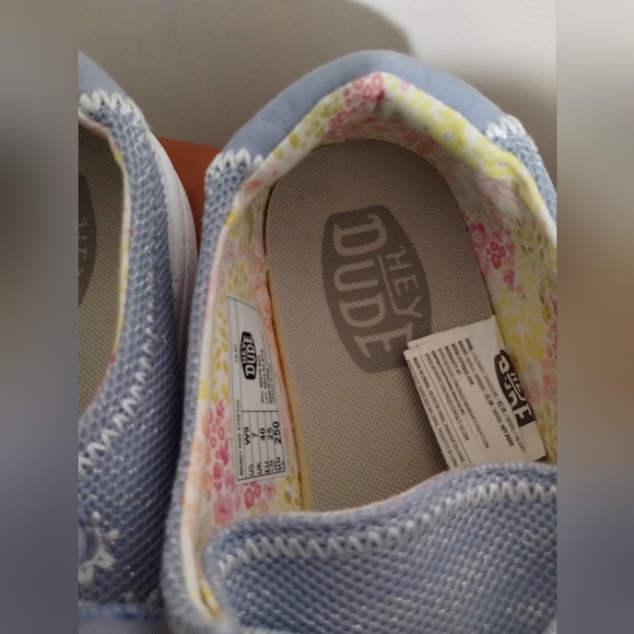 Hey Dude Women Blue Casual Shoes Size 9 - Picture 2 of 7